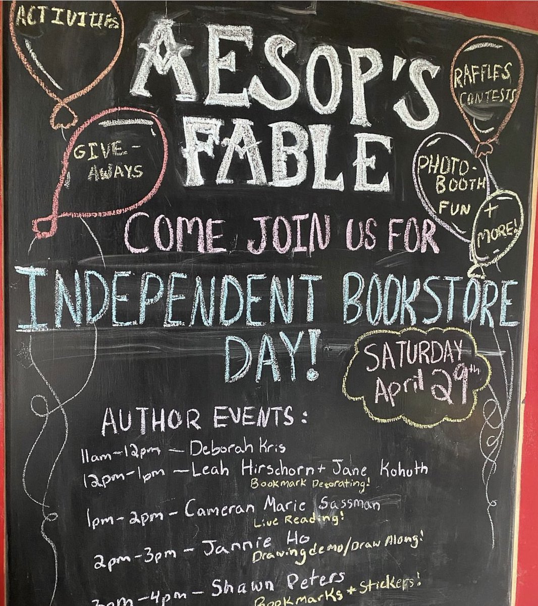Happy Independent bookstore day!  Shopping anyone?! Visit theblessingbarn.com/stores/ &amp; aesopsfable.com