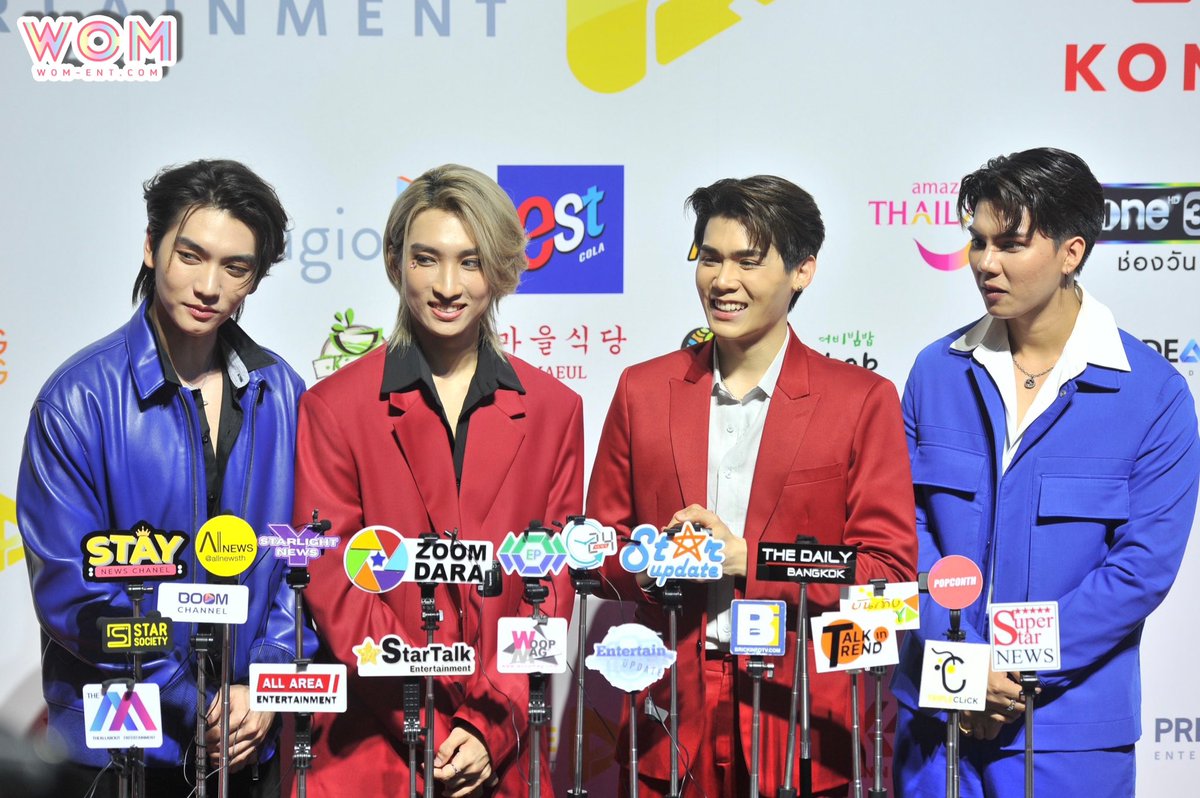 WOMENTERTAIN's tweet photo. ภาพบรรยากาศการสัมภาษณ์ “เหล่านักแสดงจากซีรีส์เรื่อง บรรยากาศรัก” ในงานแถลงข่าว “KONNEC CON”

#BossNoeul #Fortpeat
#KonnecEvexMMY
#KonnecThai #3ลูกรักพระเจ้า #KonnecCon https://t.co/hp6H7R2W2C