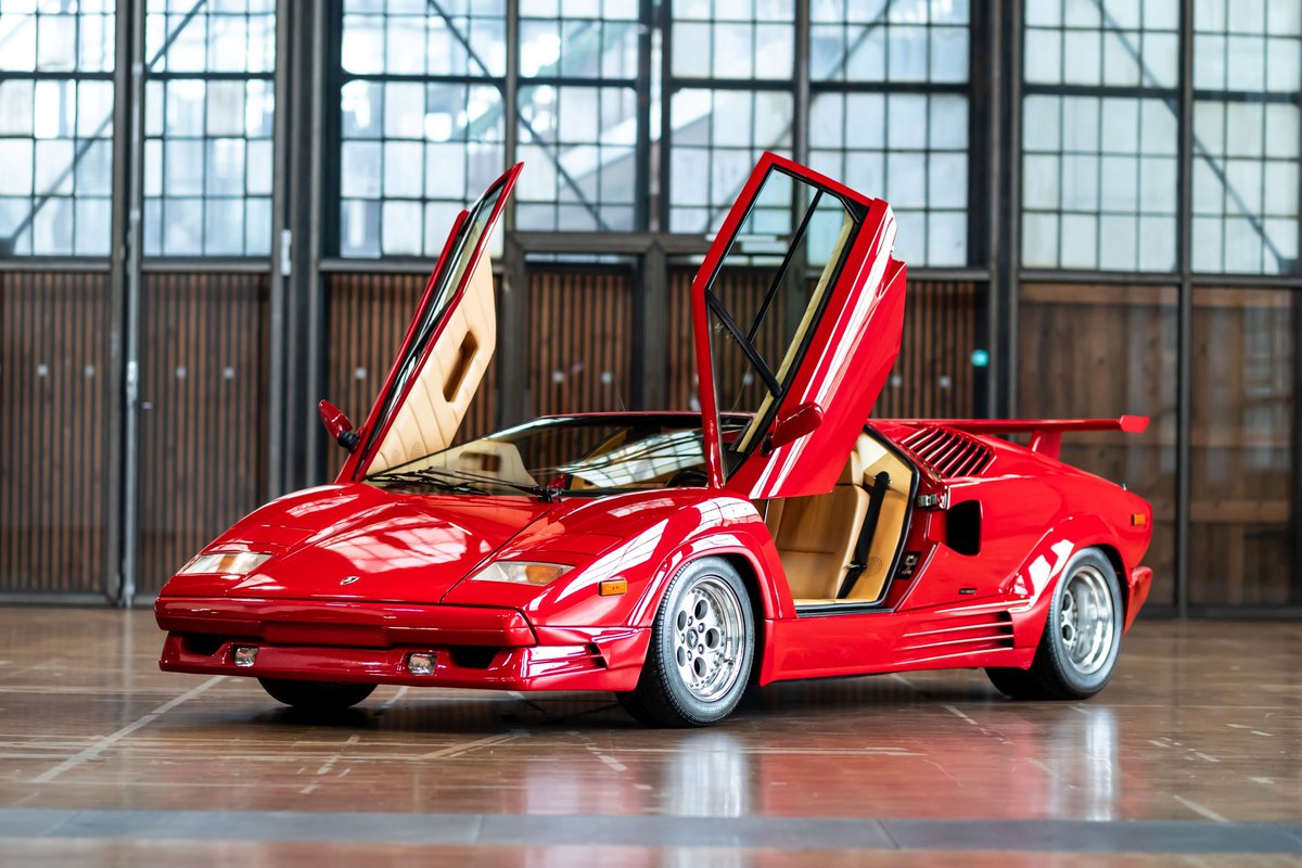 ItaliAuto's tweet photo. 1989 #Lamborghini 🇮🇹 Countach 25th anniversary 
ex  Mario Andretti 

©  Artcurial https://t.co/CbaITy6jNe