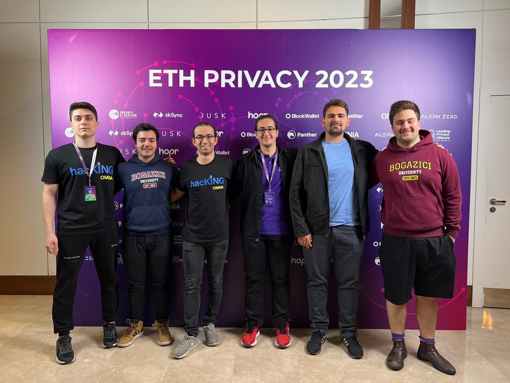 bogazicichain's tweet photo. We’re hacking this weekend! 👨🏻‍💻

#BUchain’s team is hacking for #Omnia at #ETHPrivacy hackathon. 

You can find our team at the event area to meet today and tomorrow! 👋🏻 https://t.co/HEAjeqXSt6