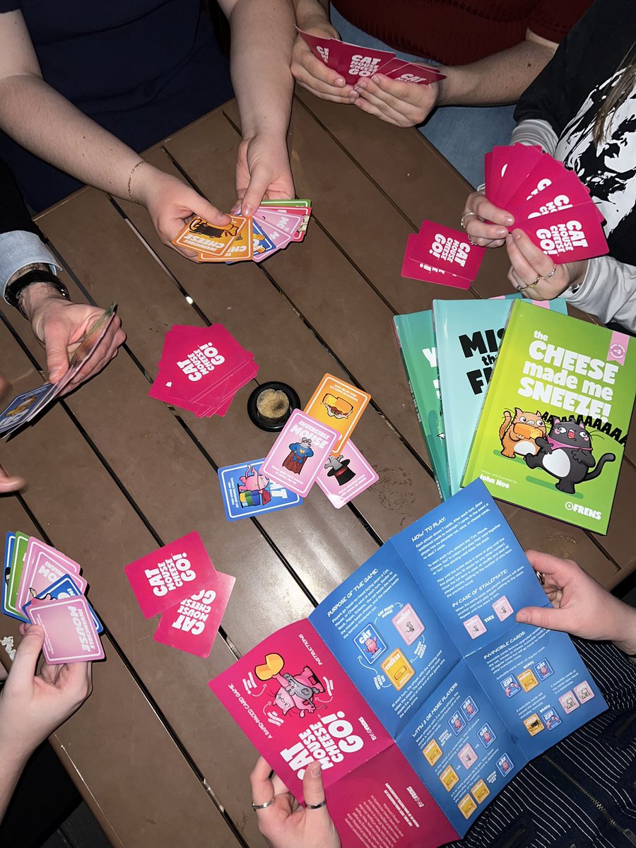 meetnippy's tweet photo. 🥳 - Cat Mouse Cheese Go!
👉 - Buy on Amazon!

Card Game for Kids and Families, Quick and Easy to Learn, Fun for Everyone, Ages 7+, 60 Cards 

🛒 - https://t.co/HYYkpvA0Ew https://t.co/srBnXnlF7H