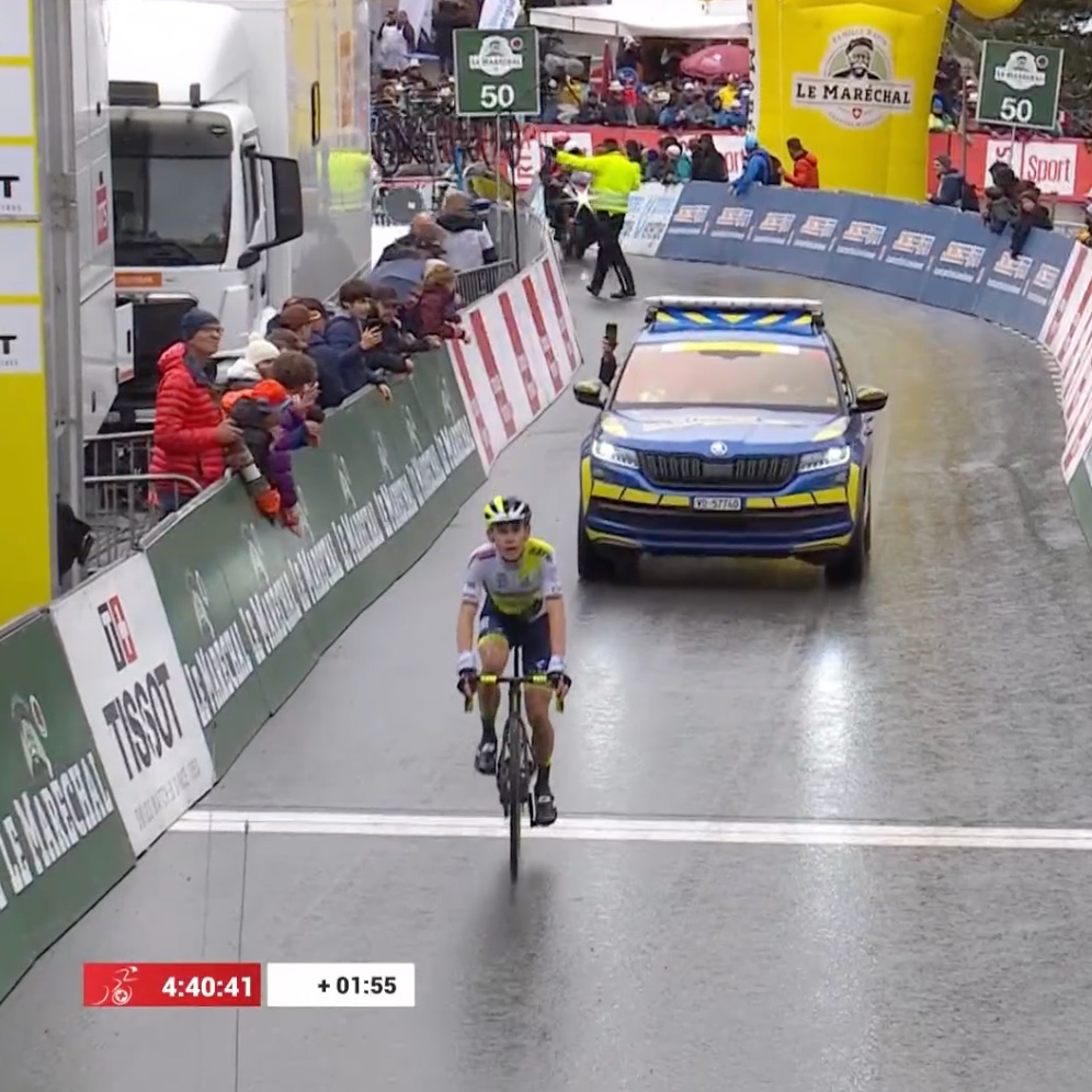 Louis Meintjes finished strongly in Thyon 2000 to get 16th place & climbs to 20th overall!

#TDR2023