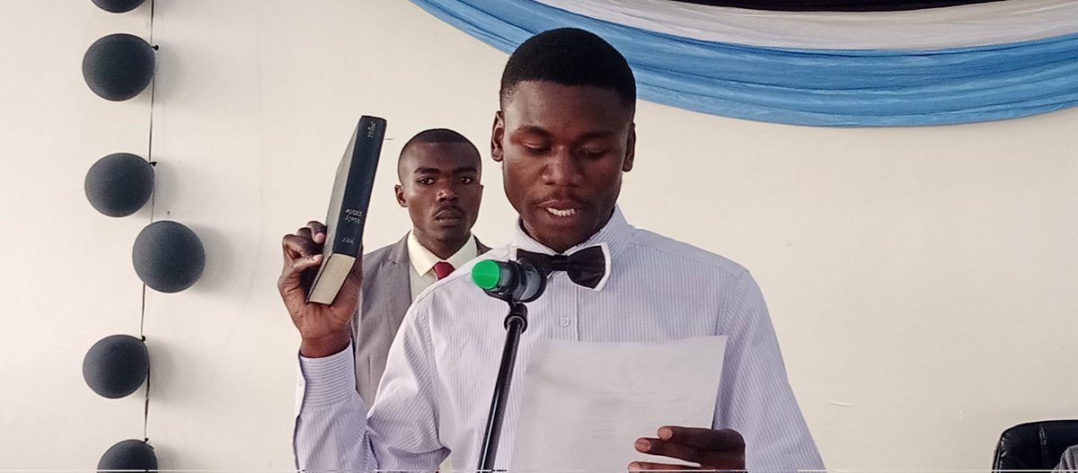 Inauguration of the 8th Guild Government and hand over ceremony at the University Conference Hall. <a href="/burugakk/">Bosco A. Buruga</a> <a href="/Mosesosamai/">Moses Odeke Osamai</a> <a href="/MuniUniLibrary/">Muni University Library</a> <a href="/atibunik/">Atibuni Kefa</a>