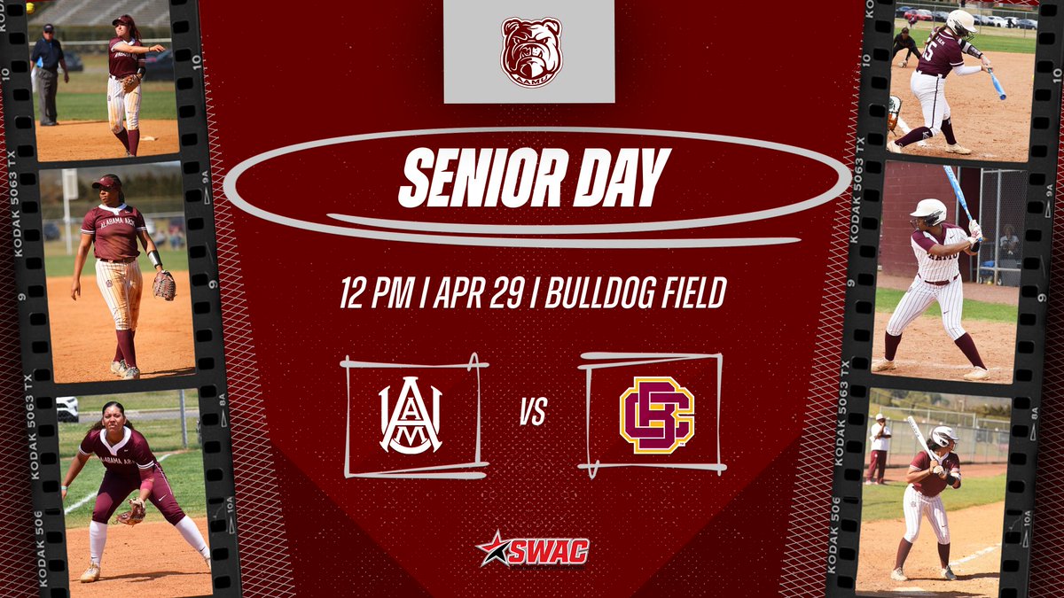 A&amp;M softball returns to action for game two of their weekend series against the Wildcats. Join us as we celebrate our three seniors pregame❗️ 

🆚 Bethune-Cookman
🏟 Bulldog Softball Field
🕙 12 PM

#aamusoftball l #GoBulldogs l #ExcellenceIsOurStandard