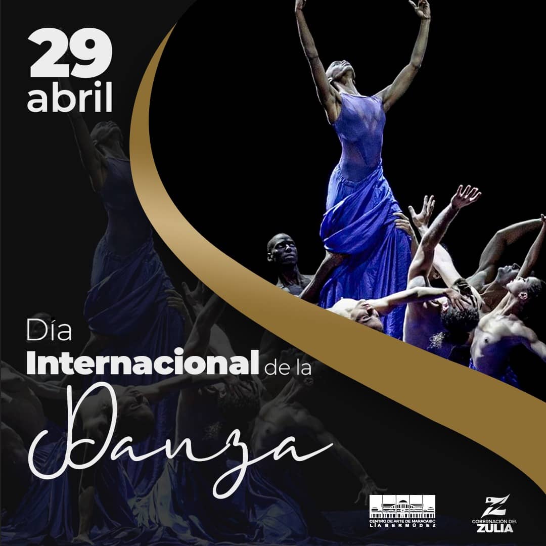 El Centro de Arte de Maracaibo "Lía Bermúdez" le desea un feliz Día Internacional de la Danza a todos los artistas que hacen vida en la ciudad y que día a día promueven la cultura de la danza en Maracaibo y el Zulia. 
Prensa CAMLB
