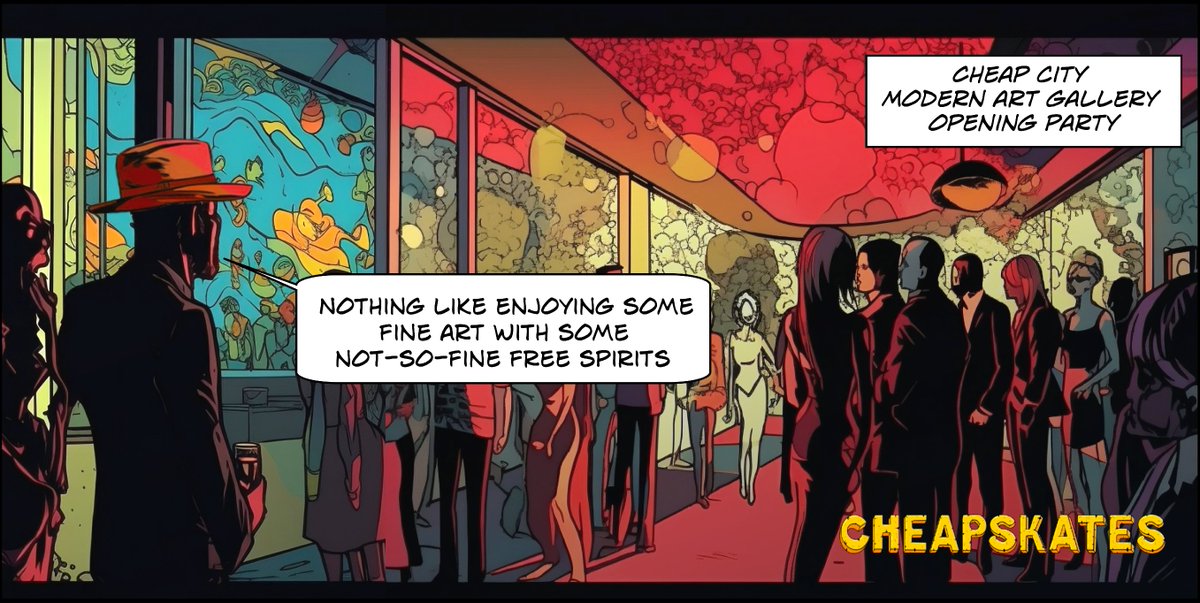 Cheappskates's tweet photo. Sneaking cheap booze into an art gallery is a stroke of genius! 🍸🎨

 Such a fancy cheap life!!

🔥 https://t.co/M61HXLnf6O