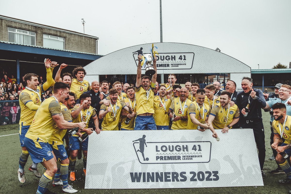 OfficialNIFL's tweet image. 𝗧𝗛𝗘 𝗣𝗜𝗟 𝗖𝗛𝗔𝗠𝗣𝗜𝗢𝗡𝗦!

🏆 @bangorfc 🏆

#Lough41PIL