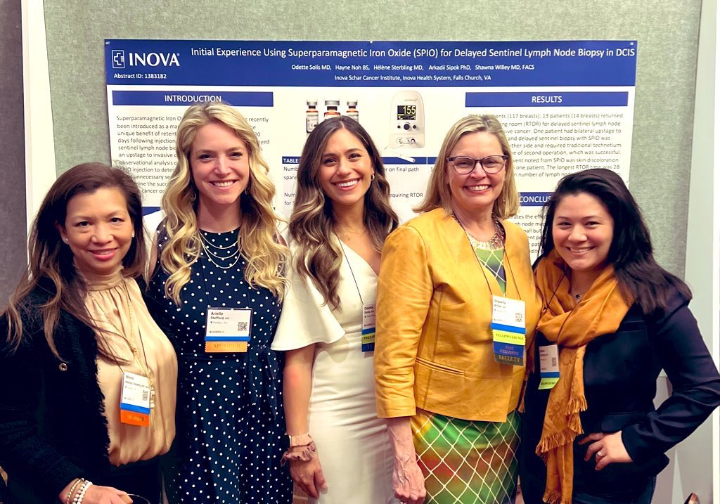 Only a fraction of the amazing <a href="/InovaHealth/">Inova</a> Breast Surgery team at #ASBRS2023 with <a href="/astaffordmd/">Arielle Stafford, MD</a> <a href="/odettesolismd/">Odette K Solís, MD</a> <a href="/SCWilley/">Shawna Willey</a> <a href="/InovaSchar/">Inova Schar Cancer Institute</a>