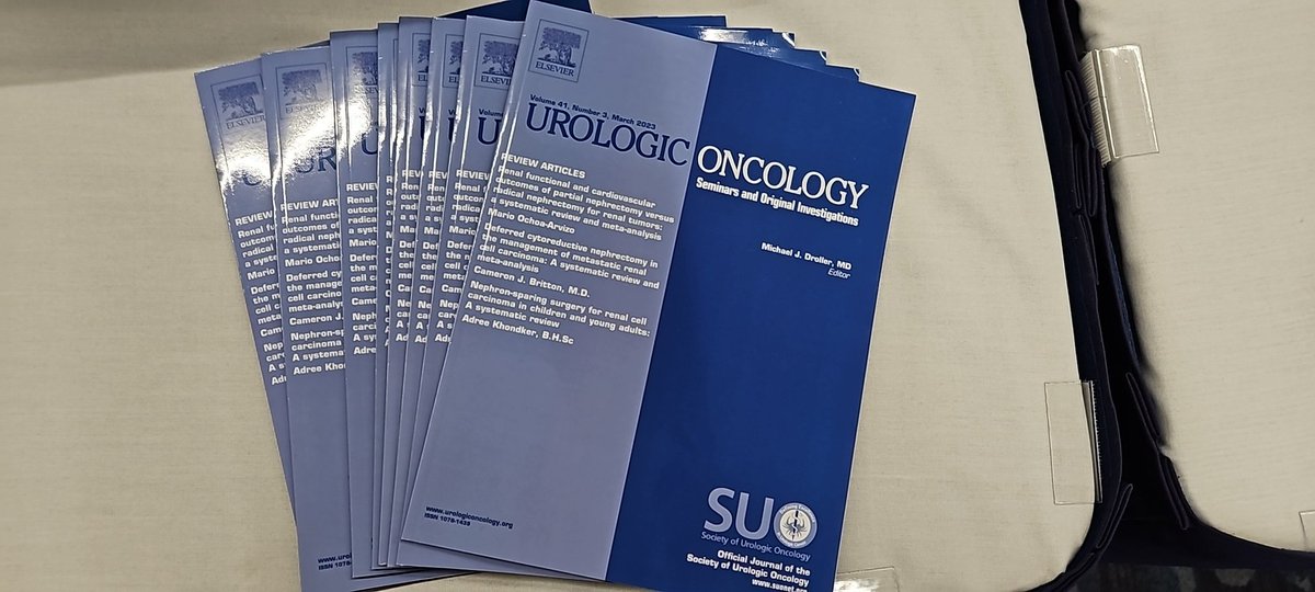 Stop by the desk outside S100A for a free copy of our journal, Urologic Oncology @UrolOncol Thanks to our publisher for providing! #SUOAUA23