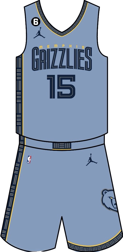 JAKEPABLOMEDIA on X: Day 15 : Memphis Grizzlies Jersey Redesign 🐻  #NBATwitter  / X