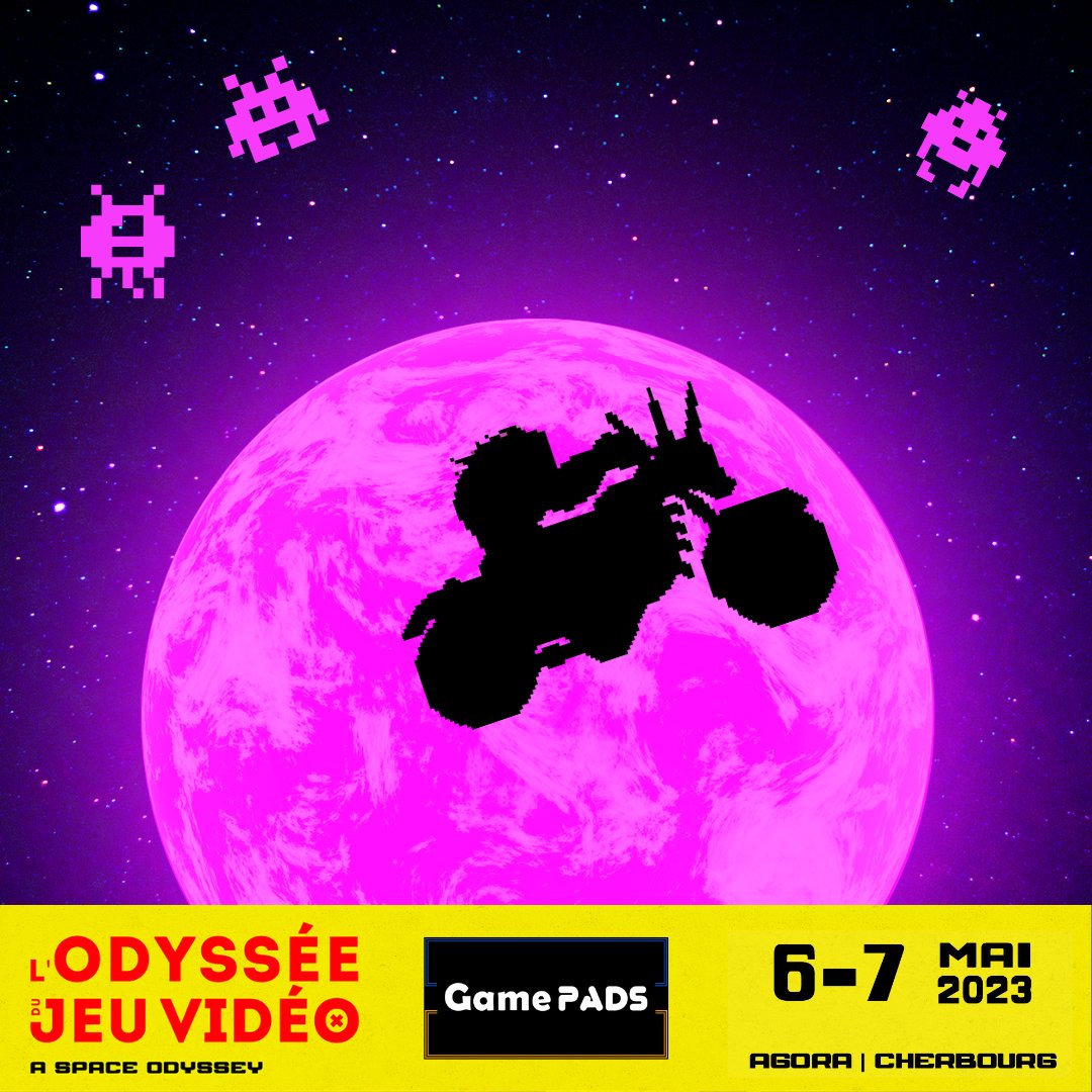 Retrouvez-nous à l'Odyssée Du Jeu Vidéo (#odjv) du 6 au 7 mai à Cherbourg-en-Cotentin. 

Au programme : 
- 🎮 Let's play THE LAST HUMAN IS A BIKER
- 🥷 Découvrez les coulisses du studio
- 👨‍🎨 Participez vous-même à la création (#gamedev, #gameart, #sounddesign...)