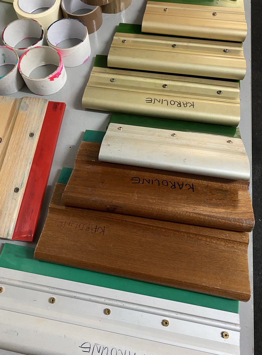 My next #screenprint workshops in #Birmingham are; Saturday the 24th of June &amp; Saturday the 2nd of September. Coat screens with photo emulsion, expose images onto them, set up to print, register different layers &amp; pull lots of colourful screen prints on paper! DM for more info.