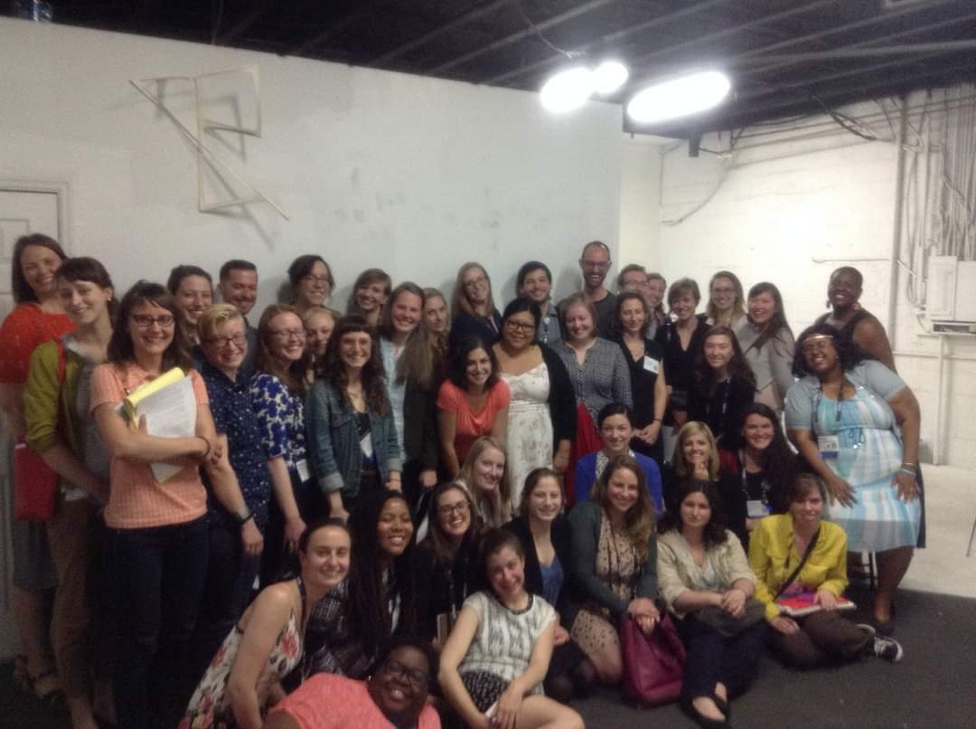 This picture captures what is arguably one of the most important moments in museum history. 2015. AAM. Rogue session that became the Museum Workers Speak movement. Thanks to Alyssa Greenburg and crew.