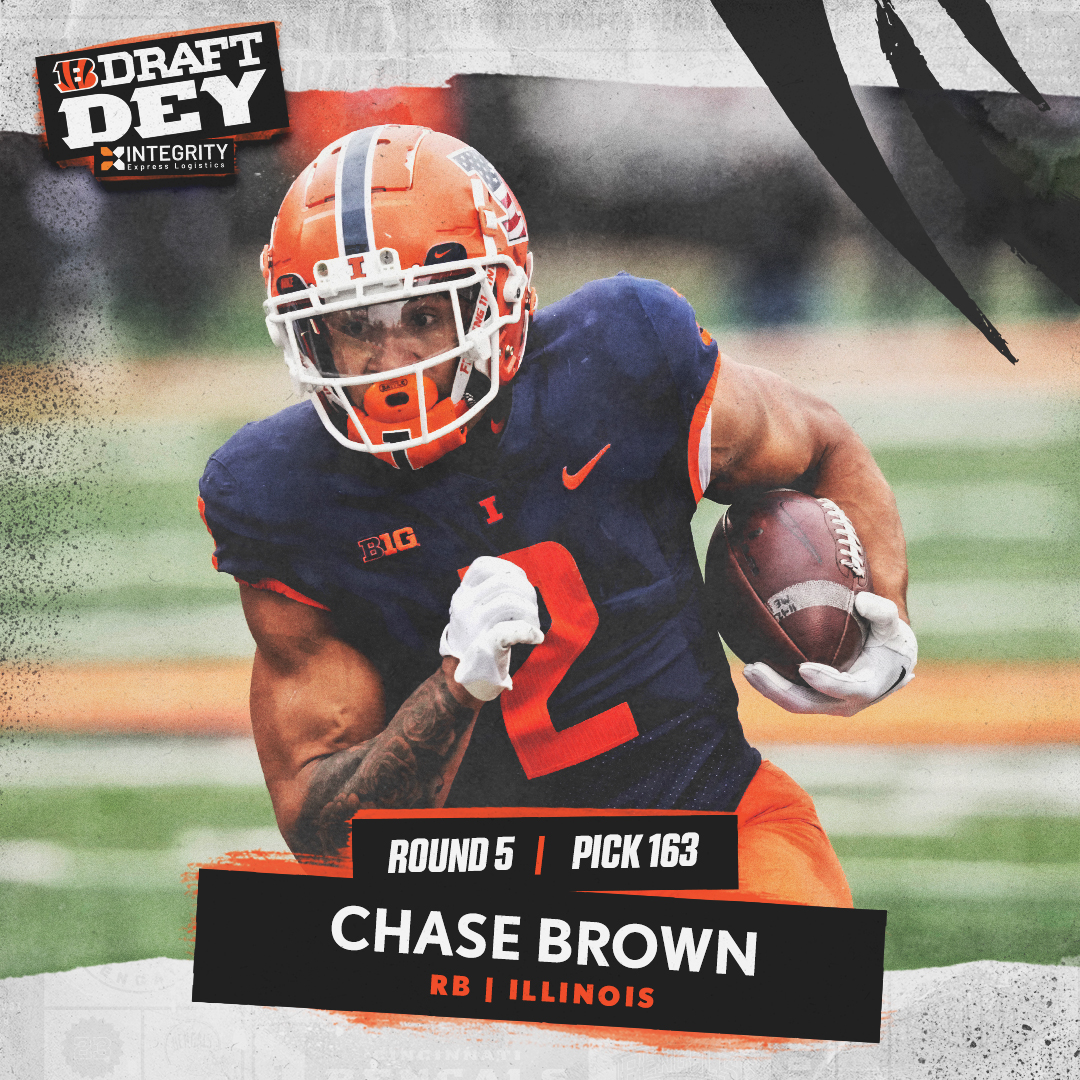 Bengals's tweet photo. Draft a running back ✅

#RuleTheJungle | @IEL_LLC https://t.co/ghFiO6YDSw