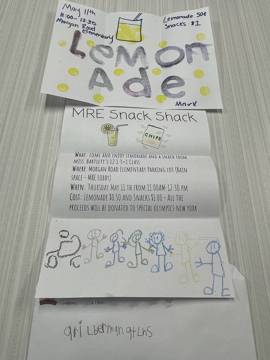 Thank you to Miss. Bartlett and her class for my invite! I can't wait.