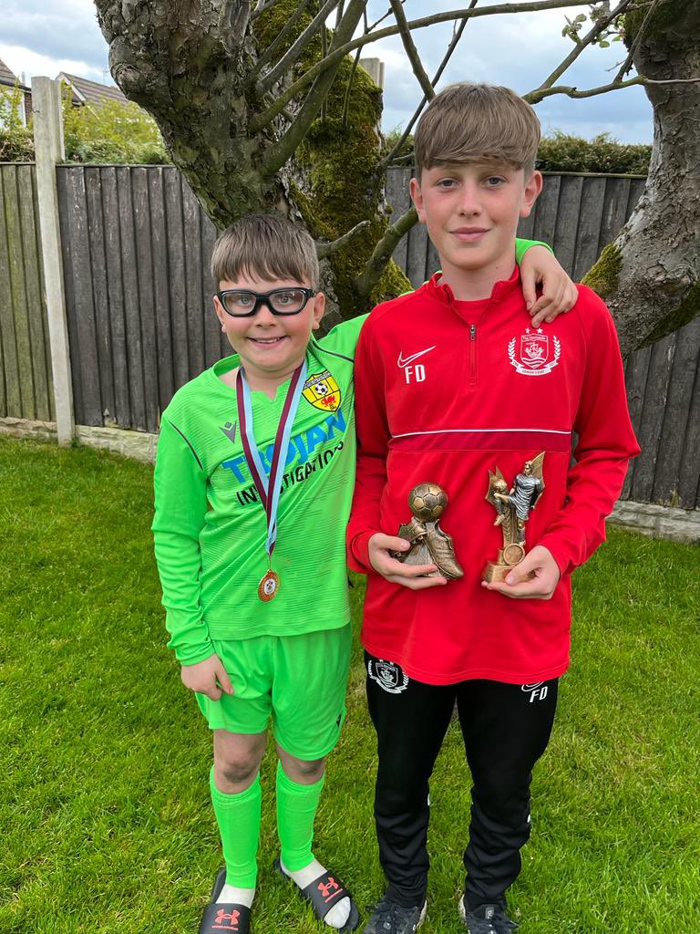 MartDodd's tweet photo. What a day, Isaac winning @ColwynBayFC tournament for @Isafootballclub 11s and Fraser, parents player of year @the_nomads, this boy works so hard for his rewards 👏🏻👏🏻👏🏻 https://t.co/vhE5qIWdpH