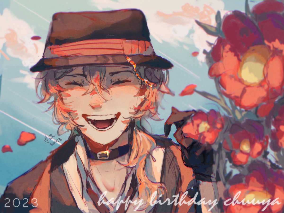 HAPPY BIRTHDAY CHUUYA!!!!!
-
#4月29日は素敵帽子くんの誕生日 #文スト最小幹部生誕祭2023 #chuuya #bsd