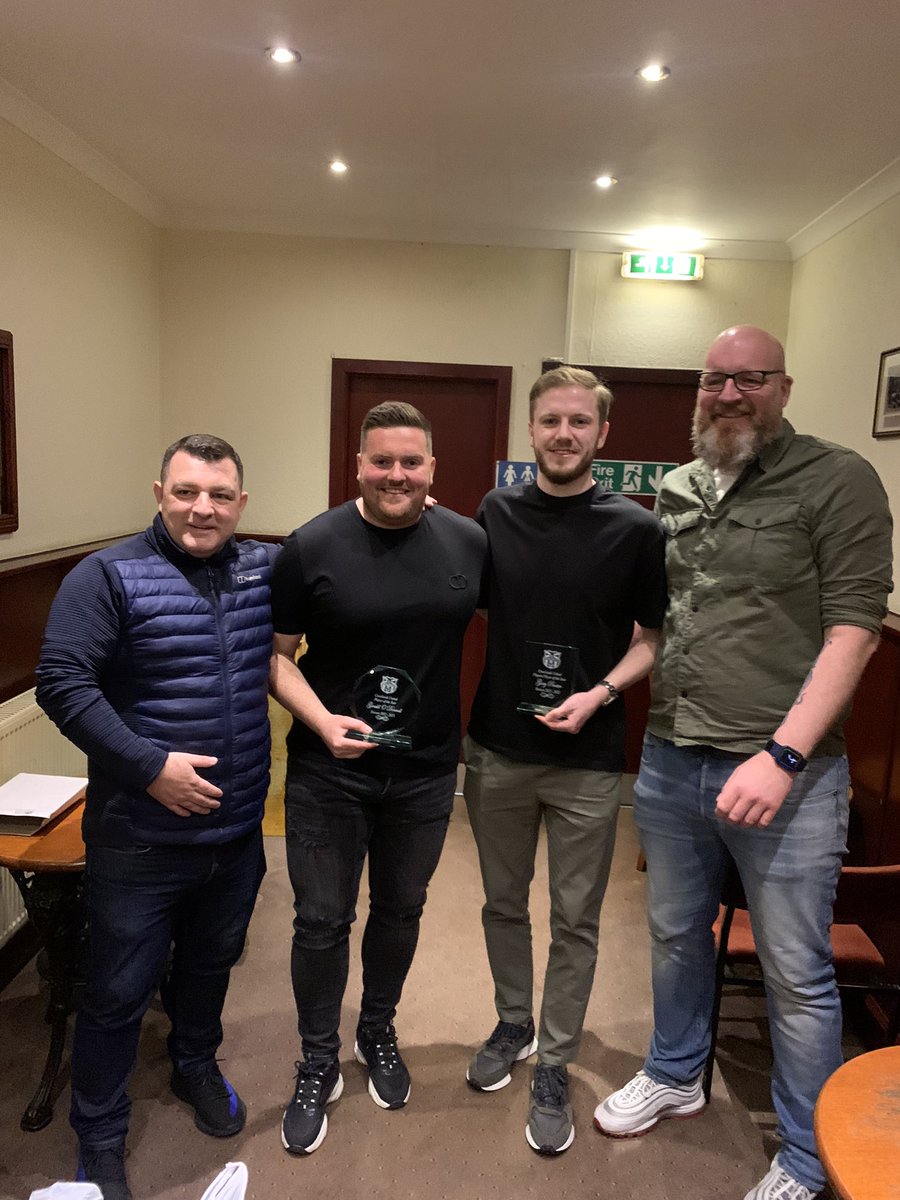 Been a difficult season for the team but these two boys have been different class 
Congratulations to our Player of the year <a href="/gerry5196/">Gerald</a> and Players player of the year <a href="/Gary_Proctor/">Gary Proctor</a>