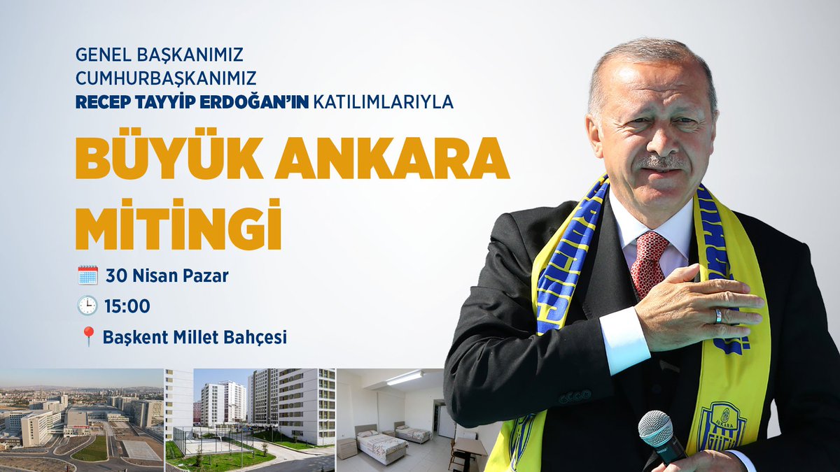 akgnclkkalecik's tweet photo. Kalecik tüm heyecanı ve coşkusuyla hazır Reisini bekliyor ❤️😎

Cumhurbaşkanımız Sayın @RTErdogan Büyük Ankara Mitingi'nde  Ankaralı hemşehrilerimiz ile buluşacak.

#AnkaraŞahlanışaHazır

🗓30 Nisan Pazar
🕒15:00
📍Başkent Millet Bahçesi https://t.co/k25O5Ci7nz
