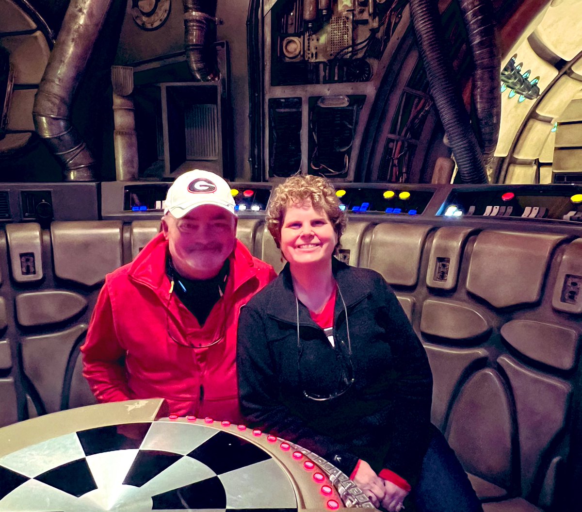 amybmathis's tweet photo. When he said “I do,” he signed on for my love of the Georgia Bulldogs and Disney parks, and 34 years later, he’s still hanging with me. Happy anniversary, honey! #34andcounting https://t.co/dwnqiqiKpN