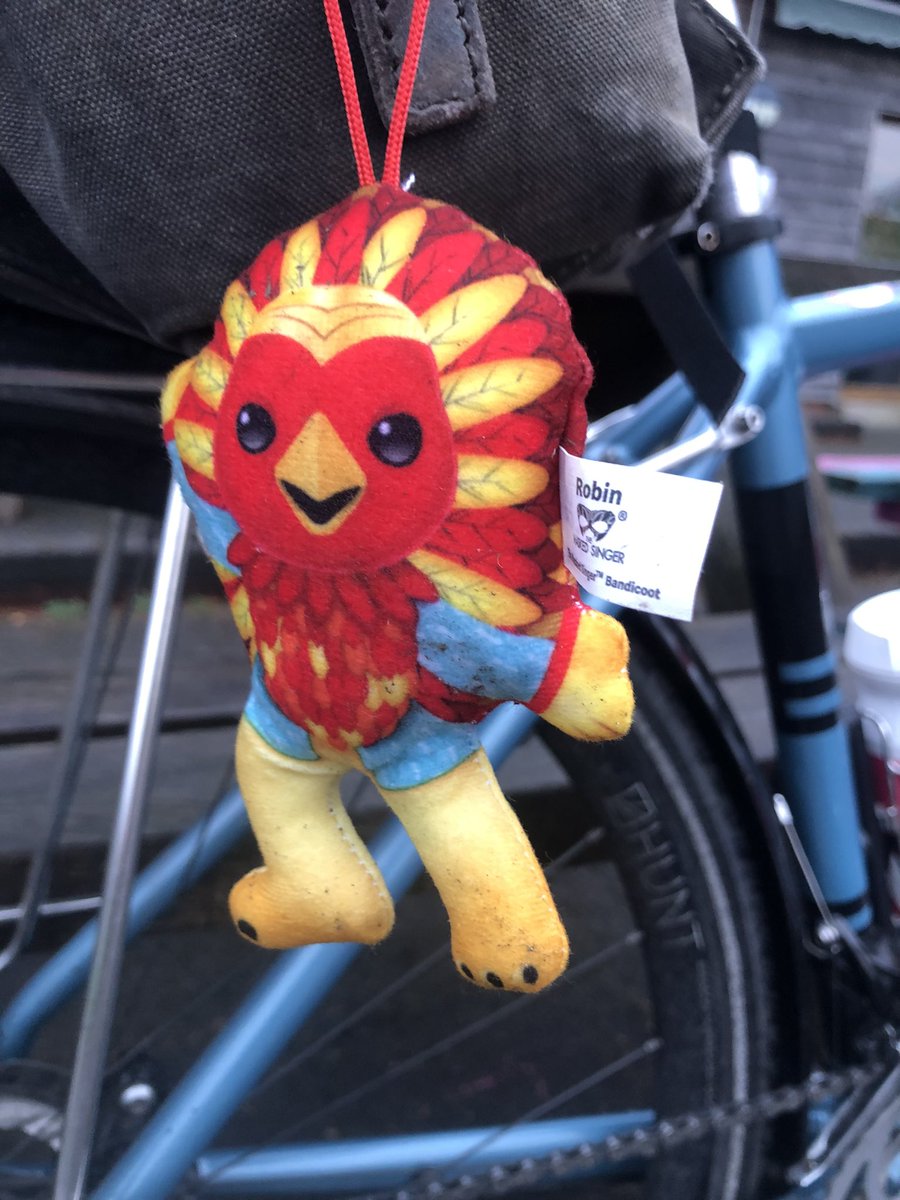 Sunniethehoob's tweet photo. Back over the border, a @WeAreCyclingUK #britishcyclequest in the Carradice @carradicebags plus our new chum Esk https://t.co/HOoq0beVUO