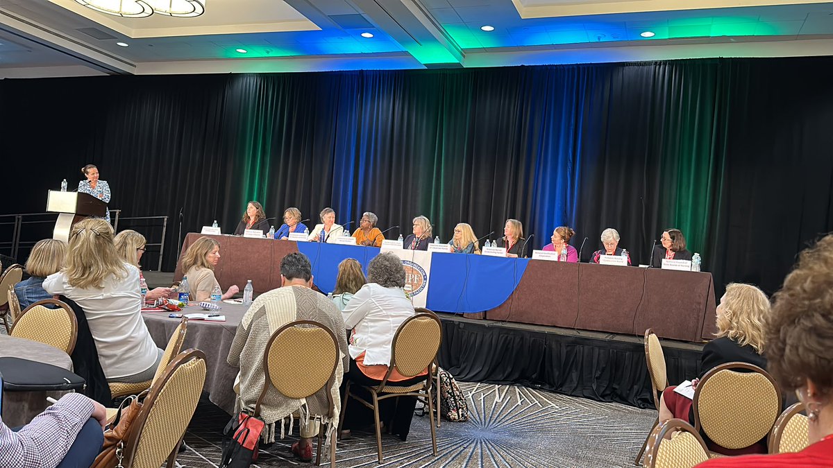 MaryMackAPRN's tweet photo. Always robust discussion at the @NONPF Licensure, accreditation, certification, and education LACE panel. We are stronger together. #NONPFAC23 #NPsLead https://t.co/45dkVhlUOQ