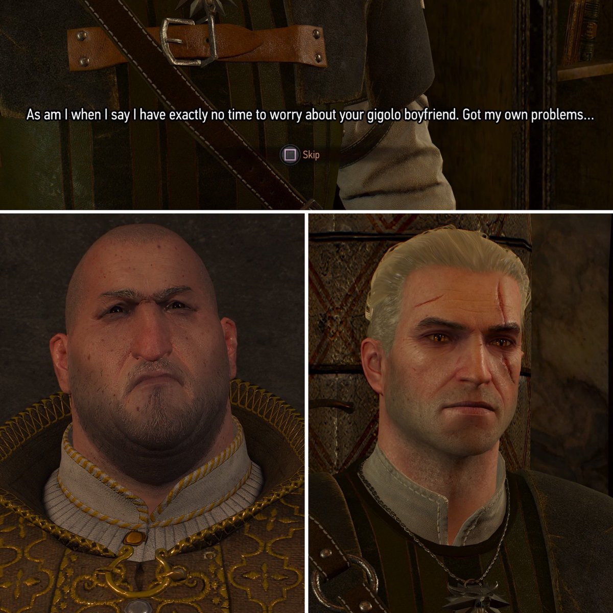 WhiskeyWitcher's tweet photo. Sigismund Dijkstra, #geraskier shipper?!

All kidding aside, we’ll be back with new episodes next week, starting with a discussion about the latest #witcher season 3 news. We’ll also be biding a fond(?) farewell to #hexer and finally tackling #witcherbloodorigin. Stay tuned! 🥃 https://t.co/7sls4PMkht