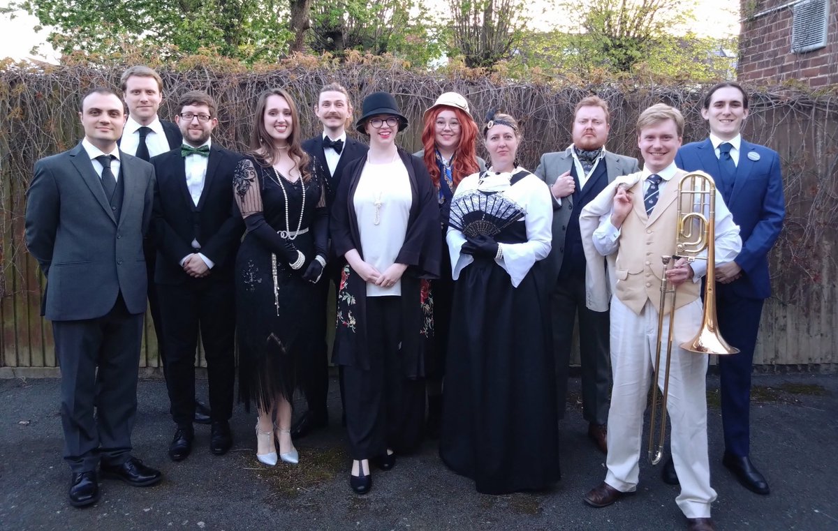 MysteryInkEvent's tweet photo. They all look pretty suspicious to me! One thing is for sure, the butler DIDN'T do it! #murder #mystery #murdermystery #1920s https://t.co/wquj35uO7S