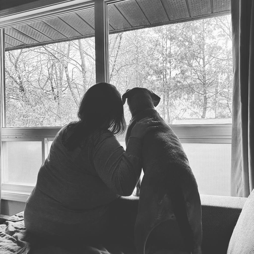 VanMcGregor's tweet photo. Just a girl and her dog. #baileygirl🐾 https://t.co/7CGpp24XER https://t.co/zKCIQjfonv