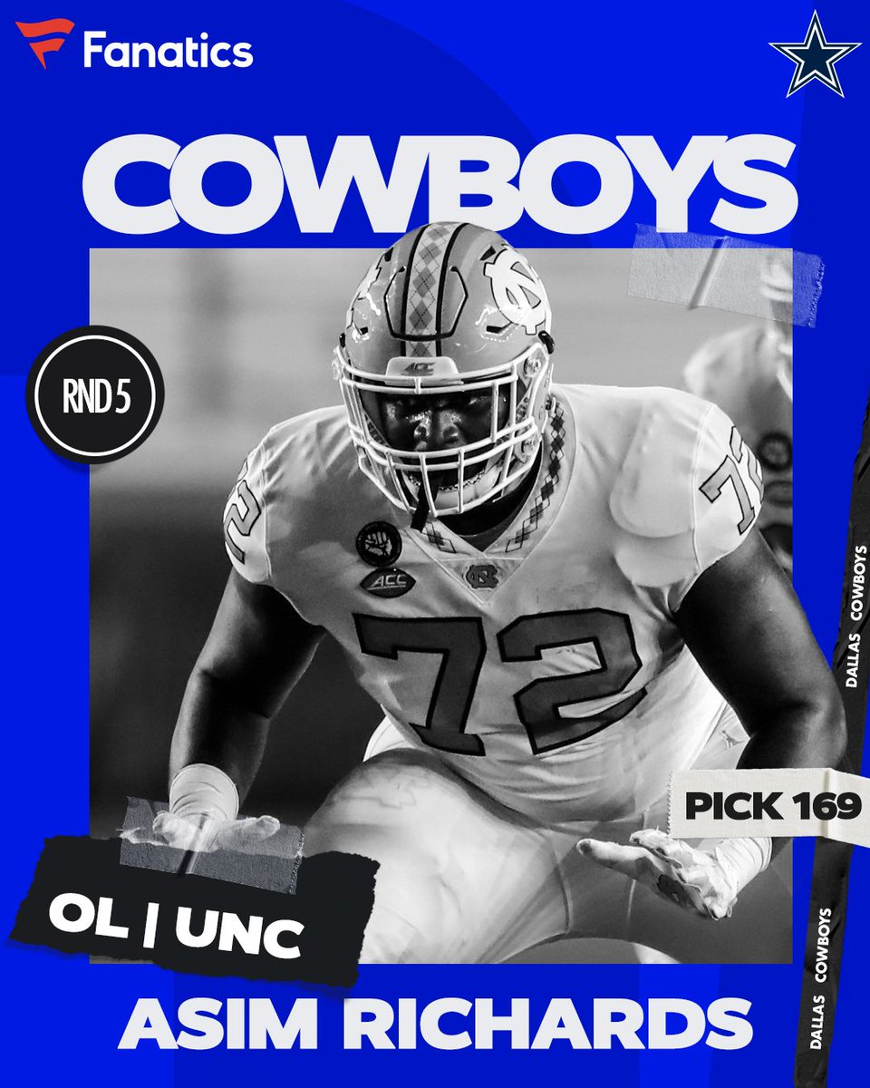 Fortifying the 'Boys up front 💪

Welcome to #CowboysNation, <a href="/asimrichards_4/">Asim Richards</a>!

#CowboysDraft | <a href="/Fanatics/">Fanatics</a>