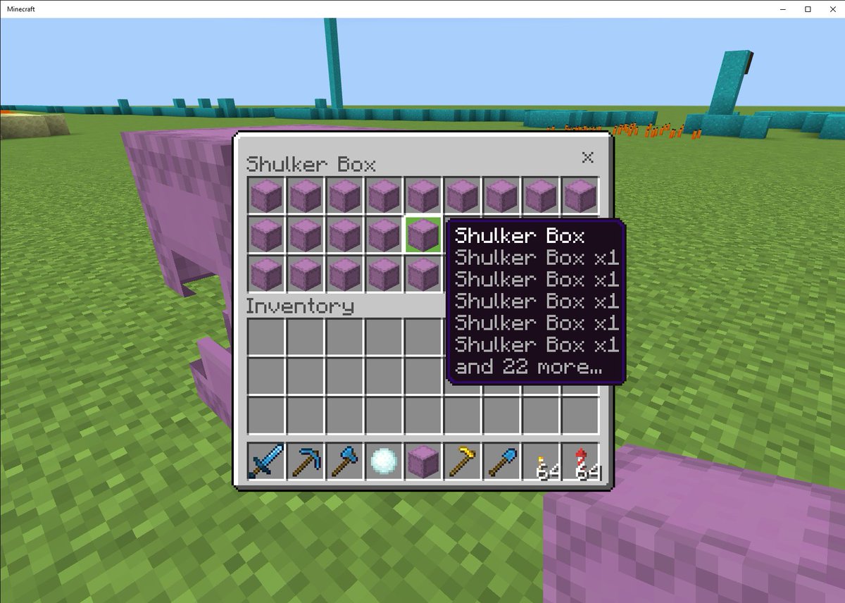 FoxyNoTail's tweet photo. Shulkerception! 🤯 https://t.co/BExqASO1uS