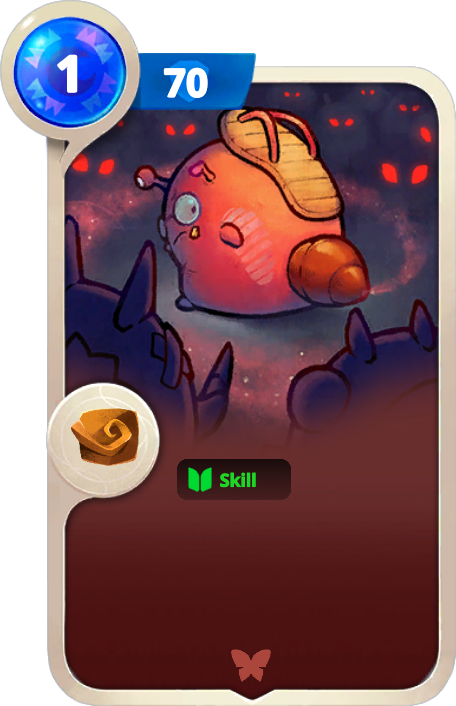 Shoe_MT8's tweet photo. I am giving away 10 axies! To participate follow me, like this post, and comment what you believe is the strongest card in origin. Mine is below! https://t.co/pKoWg5U3Ty