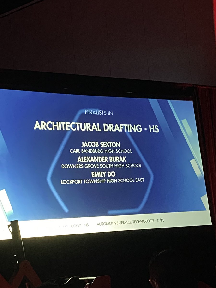 Congratulations to Nathan Estabaya who took home the Silver Medal in Technical Drafting/CAD and Jacob Sexton who took home the Bronze Medal in Architectural Drafting/CAD at the SkillsUSA Illinois State Championships!! Very Impressive Showing  for our <a href="/SandburgHS/">Carl Sandburg H.S.</a> CAD Students!