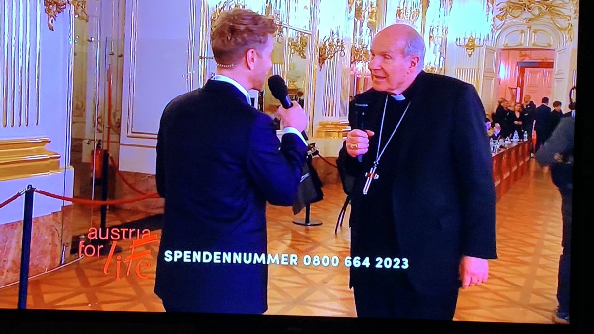 PaulWuthe's tweet photo. Jetzt: @KardinalWien Christoph Schönborn im @ORF: „Spendenaktion #austriaforlife muss weitergehen“ - „Solidarität ist stärker als Ich-AG“ https://t.co/phR1ZuO5Ko