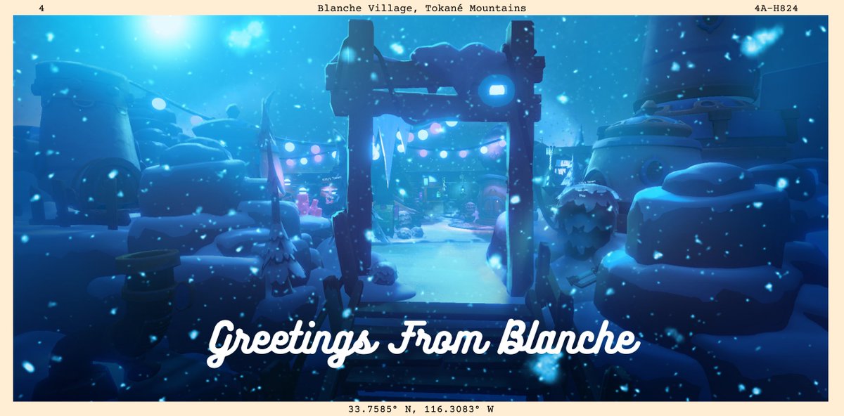 AmikoLegends's tweet photo. The gates of Blanche await you 🏔️ https://t.co/RRz1TUH7x5
