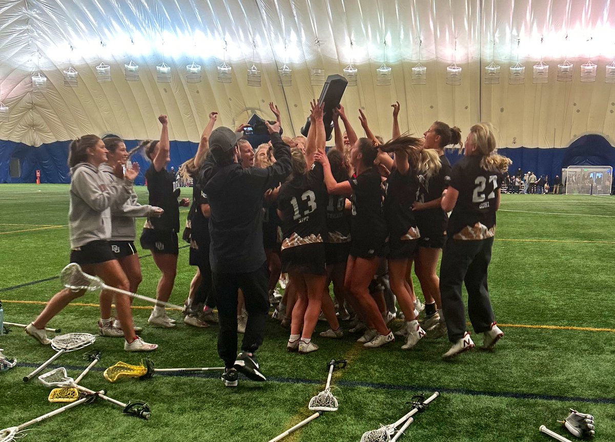 Lift that trophy high! You deserve it!

- 17-0 and the only undefeated team in the country
- 1st perfect regular season in program history
- 4th straight conference regular season title
- Top seed at next week’s <a href="/BIGEAST/">BIG EAST Conference</a> Tournament in Connecticut

#GoPios