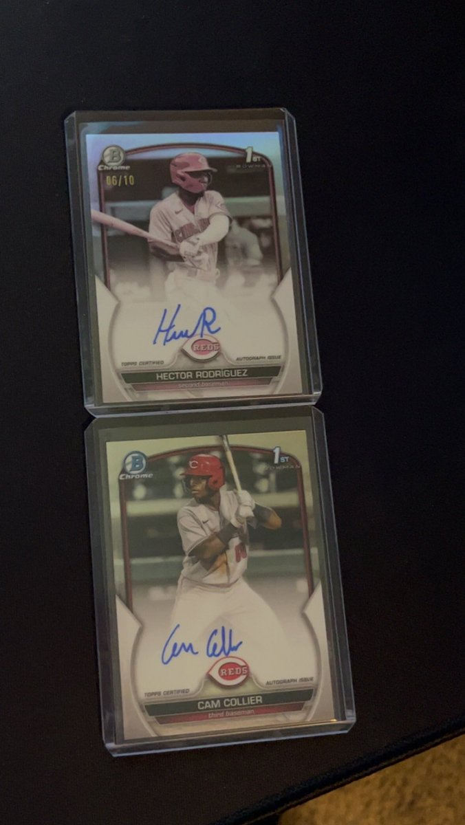 Folc__'s tweet image. The homie @loudpackmax broke two boxes of Bowman last night. Random teams and I only had two spots. Definitely lucked out 😎 any reds fans out there? @CardPurchaser #thehobby