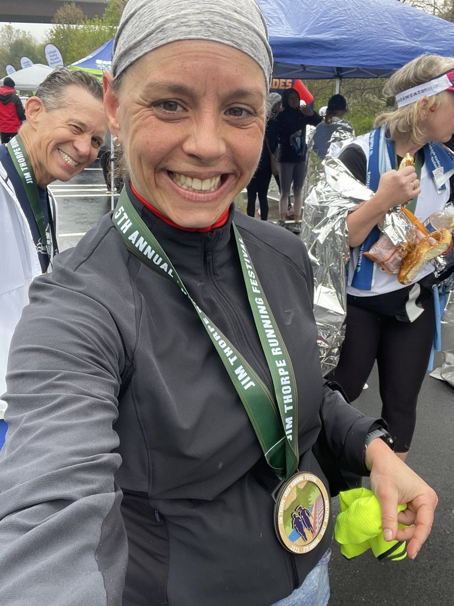 bctesche's tweet photo. Dr BROOKE on the move… Running in Jim Thorpe’s Running Festival for our Half Marathon 13.1 with Coach &amp; Awesome Friend @albova2 today! #RunningRocks #HealthyLiving #BlessedandGrateful @AOPS_Schools @AOPathletics @ArchPhilly @CatholicPhilly https://t.co/z7jYMLdubH