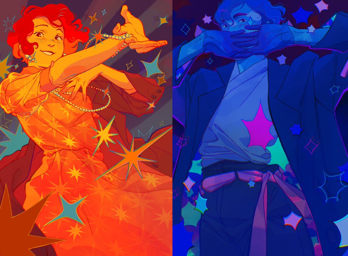 t_ulliok's tweet photo. The era of my art where I said screw it and did whatever I wanted with color ⭐️ https://t.co/iV5NU8wdYJ
