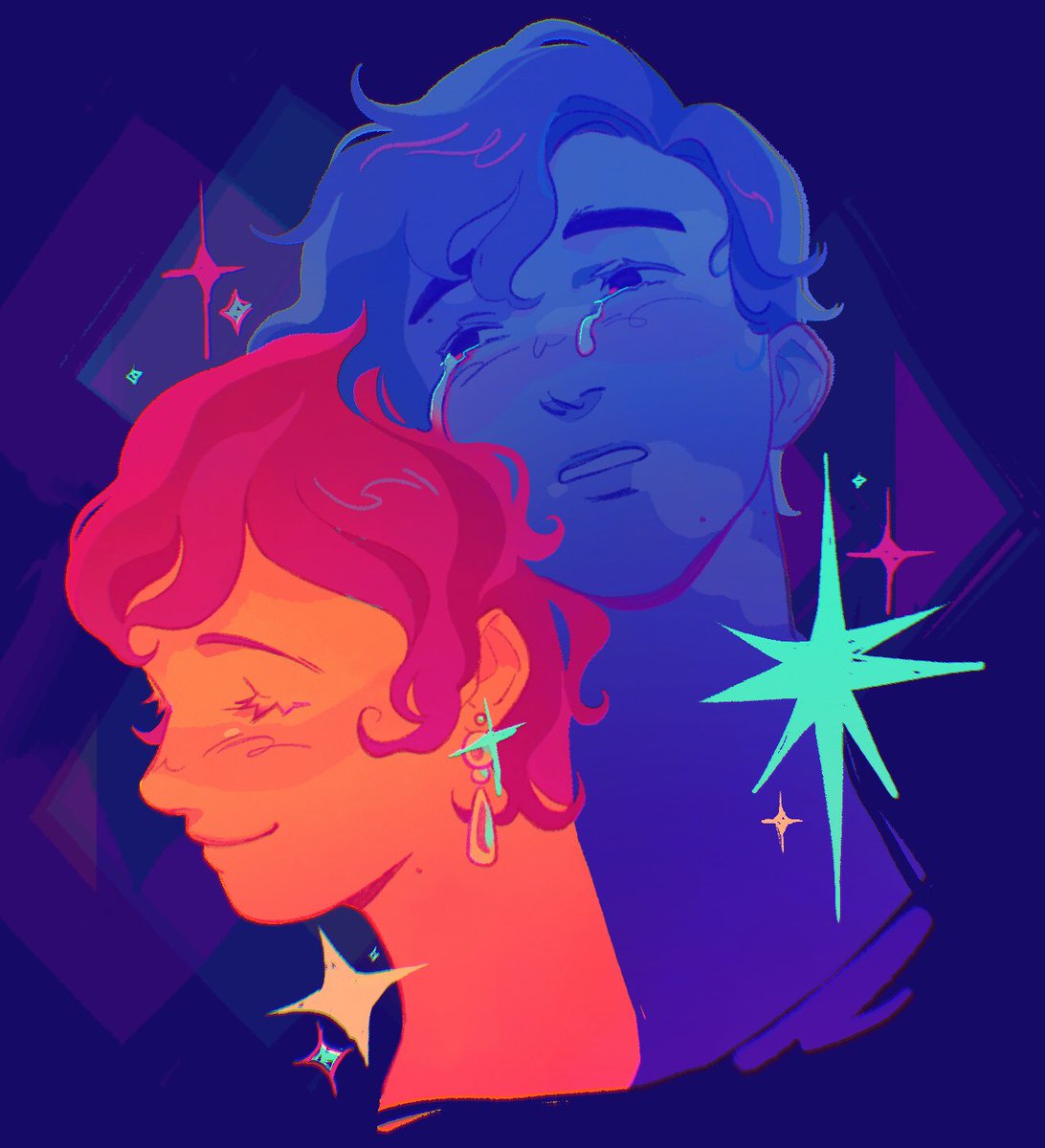 t_ulliok's tweet photo. The era of my art where I said screw it and did whatever I wanted with color ⭐️ https://t.co/iV5NU8wdYJ