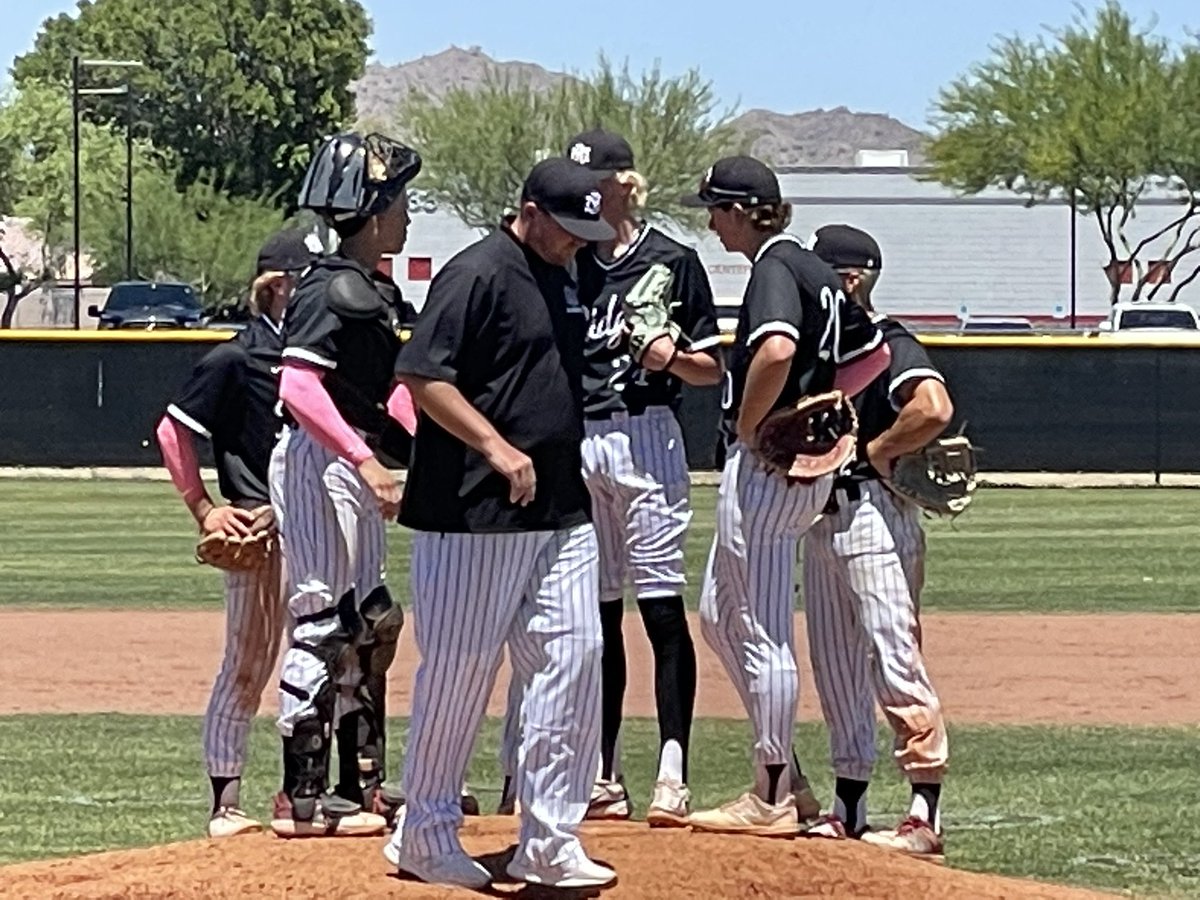DrFinchDVUSD's tweet photo. Mountain Ridge @TheMRHS @DVUSD @mrhs_athletics @LionBoosters up on Alhambra 4-0 in the fifth. #playoffs https://t.co/MDhe6uaAaT
