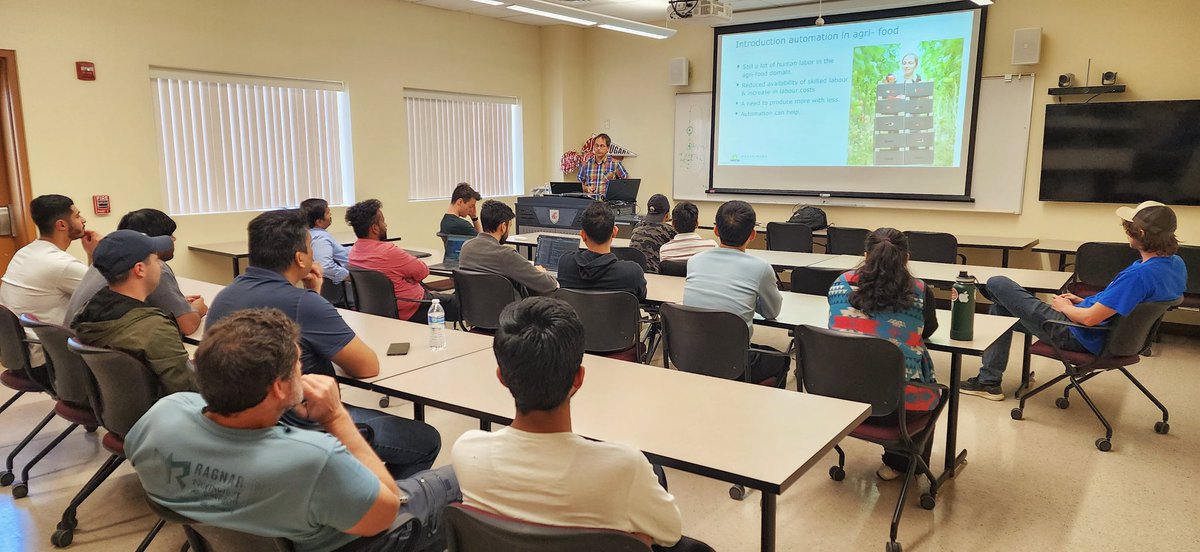 This week at <a href="/wsucahnrs/">WSU CAHNRS</a> <a href="/WSU_IAREC/">WSU Prosser IAREC</a> <a href="/WazzuCpaas/">WSU CPAAS</a> #AgRobotics, thanks to scientists Jochen Hemming and Menno Sytsma from Wageningen University &amp; Research (<a href="/wur/">Wageningen U&R</a>) ; and the incredible team of our students and scholars. Thanks much to <a href="/AllanBros/">Allan Brothers Fruit</a> as well.
