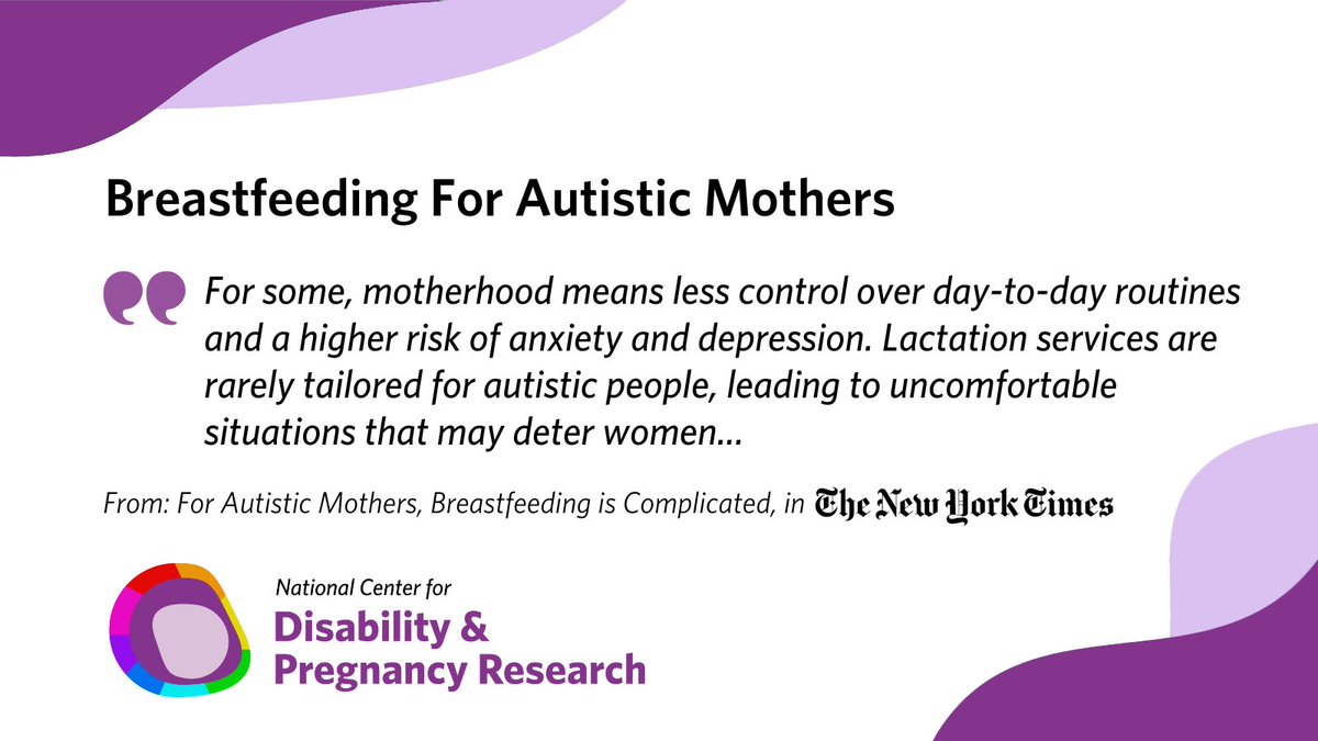dis_pregnancy's tweet image. Mothers with autism are less likely than others to breastfeed, for several reasons. But as a result, they have been hit particularly hard by the baby formula shortage. Read about the barriers and potential improvements to care:

zurl.co/Q1zI