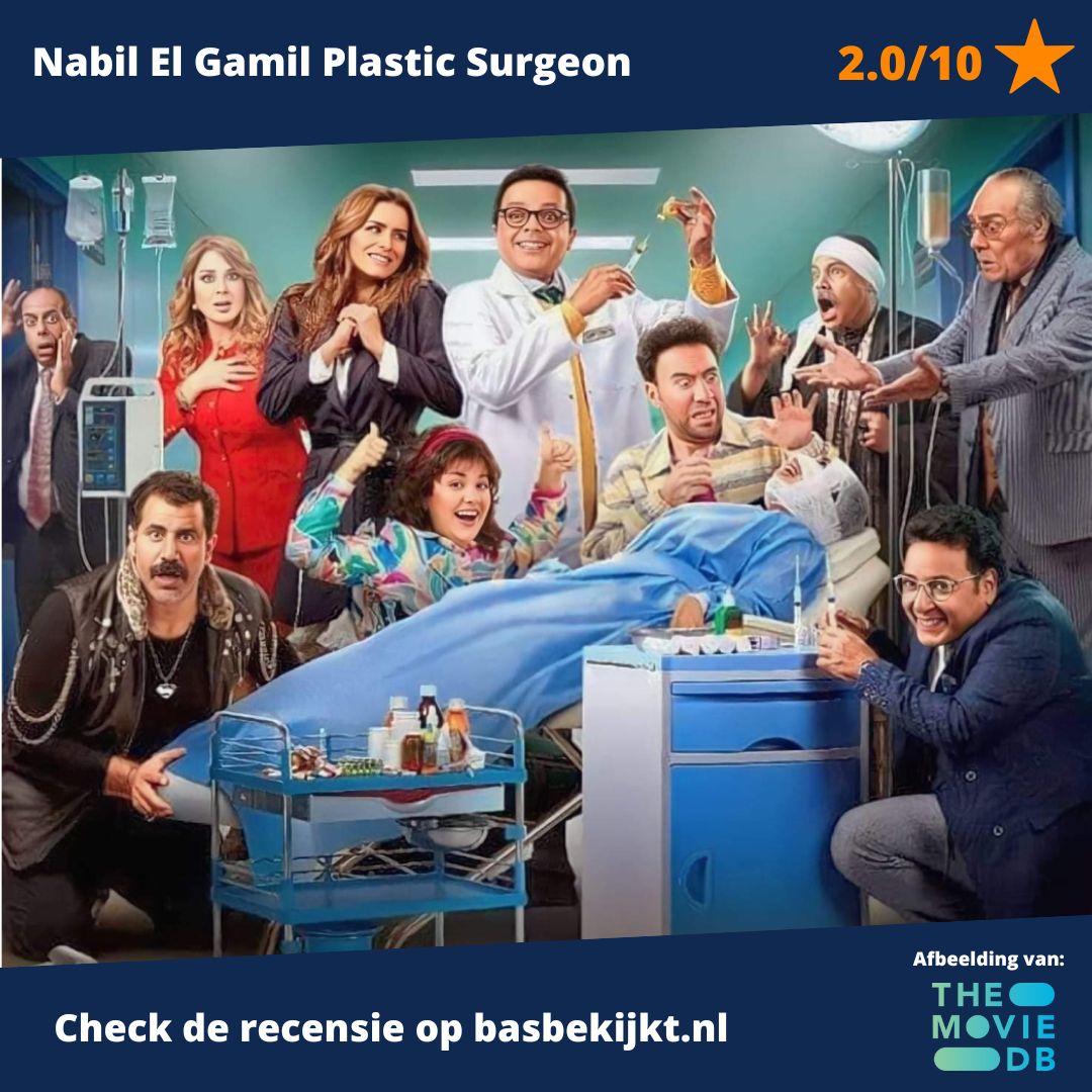 basbekijkt's tweet photo. De nieuwe filmrecensie van Nabil El Gamil Plastic Surgeon staat online. Lees op basbekijkt waarom het een laag cijfer kreeg. #film #filmrecensie #review https://t.co/gO1YaamtGO