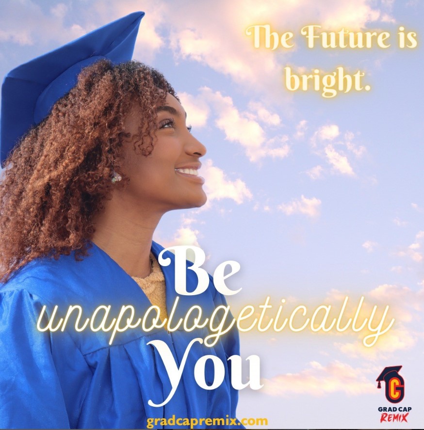 You have been you all year! Now it's time to celebrate your accomplishment and we want you to do that being yourself. Make the graduation cap work for whatever hair best reflects YOU by using Grad Cap Remix. Be unapologetically you!
#graduation  #curlyhair  #naturalhair