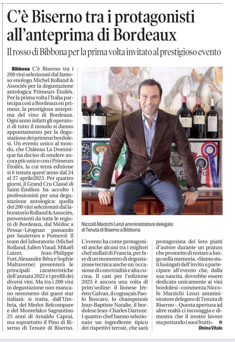 ameliasso's tweet image. Tenuta di Biserno ❤️🔝🍷👏🏻 è l’azienda per cui lavoro e sono contenta 😍