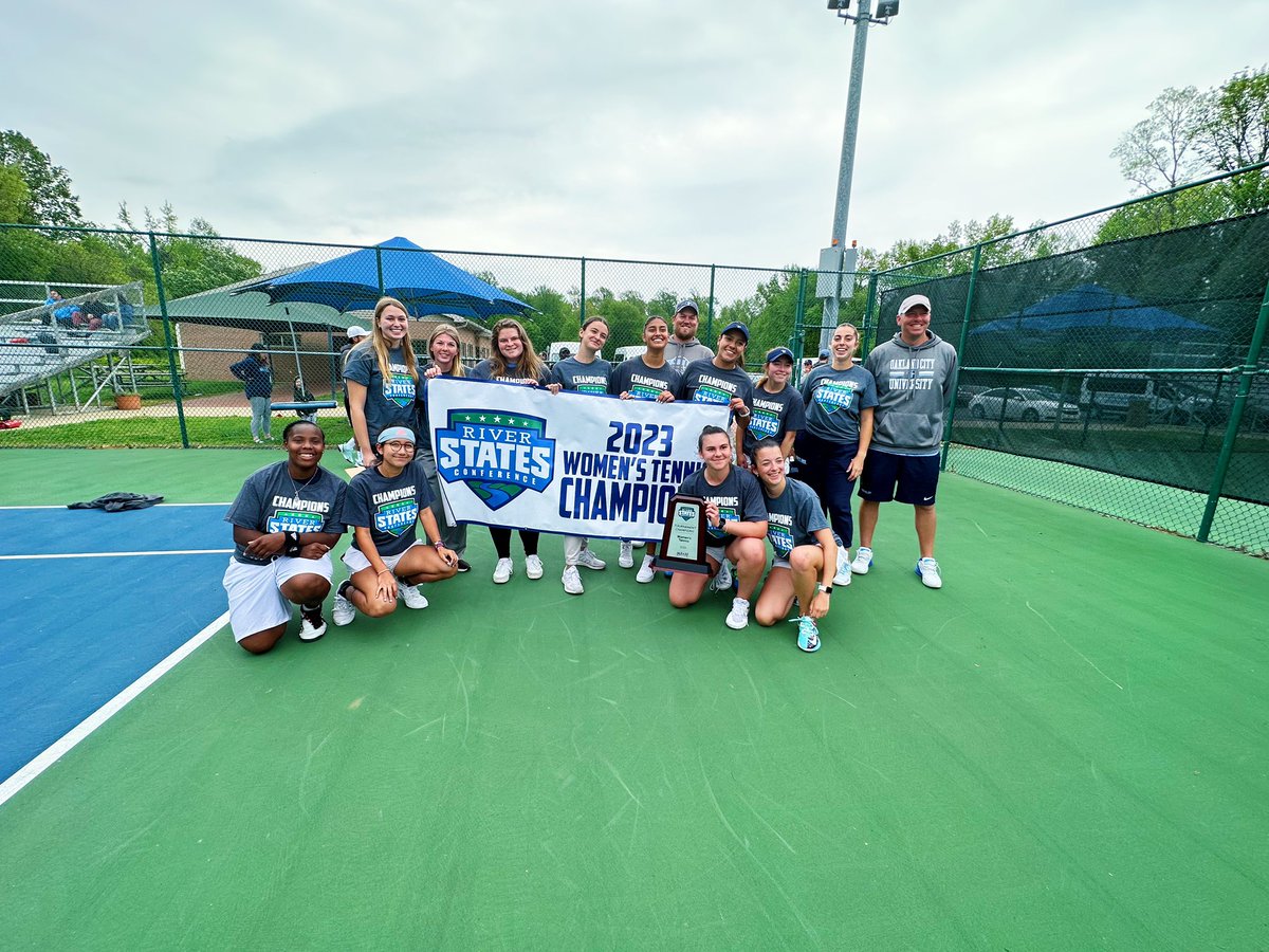EVV_Sports's tweet photo. Congratulations to @OCU_Tennis for bringing home the Menโs & Womenโs 2023 @RiverStatesConf Tennis Championships! ๐๐พ
#ersc #evvregion https://t.co/8rzZ23alWZ