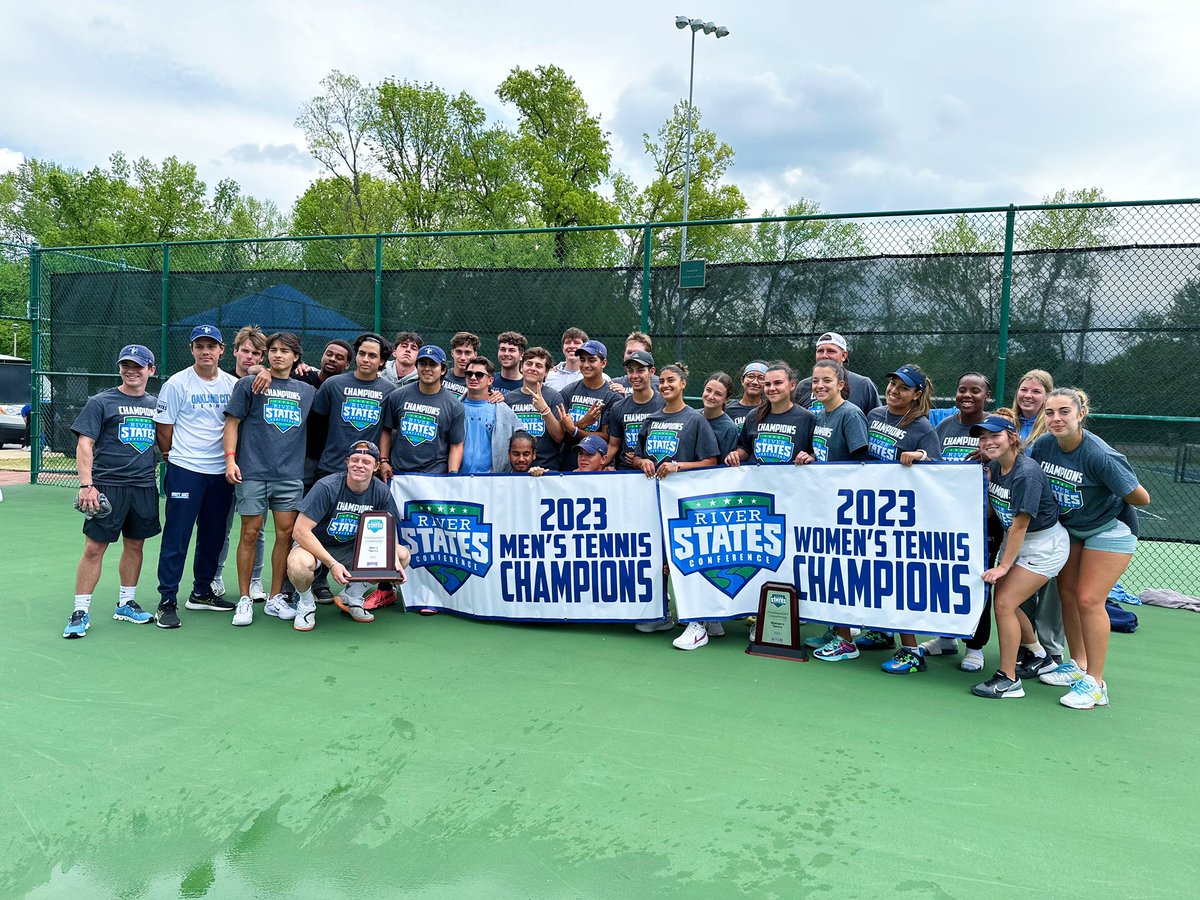 EVV_Sports's tweet photo. Congratulations to @OCU_Tennis for bringing home the Menโs & Womenโs 2023 @RiverStatesConf Tennis Championships! ๐๐พ
#ersc #evvregion https://t.co/8rzZ23alWZ