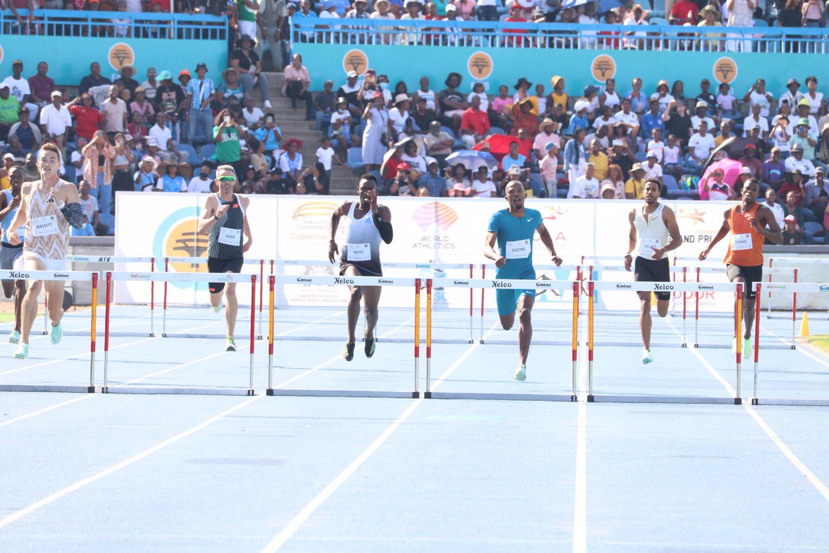 FNB_Botswana's tweet photo. The 400m race was a true test of endurance, the 200m a definite crowd-pleaser, while the 100m race was a definite highlight of this afternoon's events at the FNB Botswana Golden Grand Prix championships. https://t.co/WRwbN1JyuZ