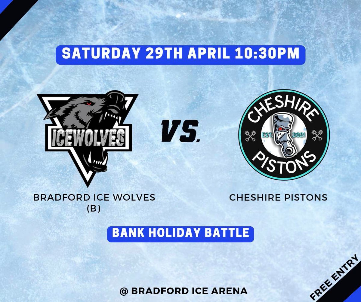 Game day

Head down and give us a cheer

#BradfordIceWolves #WolvesOnThree #IceHockey #EIHA #BeerLeague #HockeyFamily #2023 #BradfordIceArena